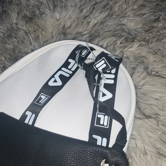 Fila White and Black Women's Backpack - Picture 5 of 5